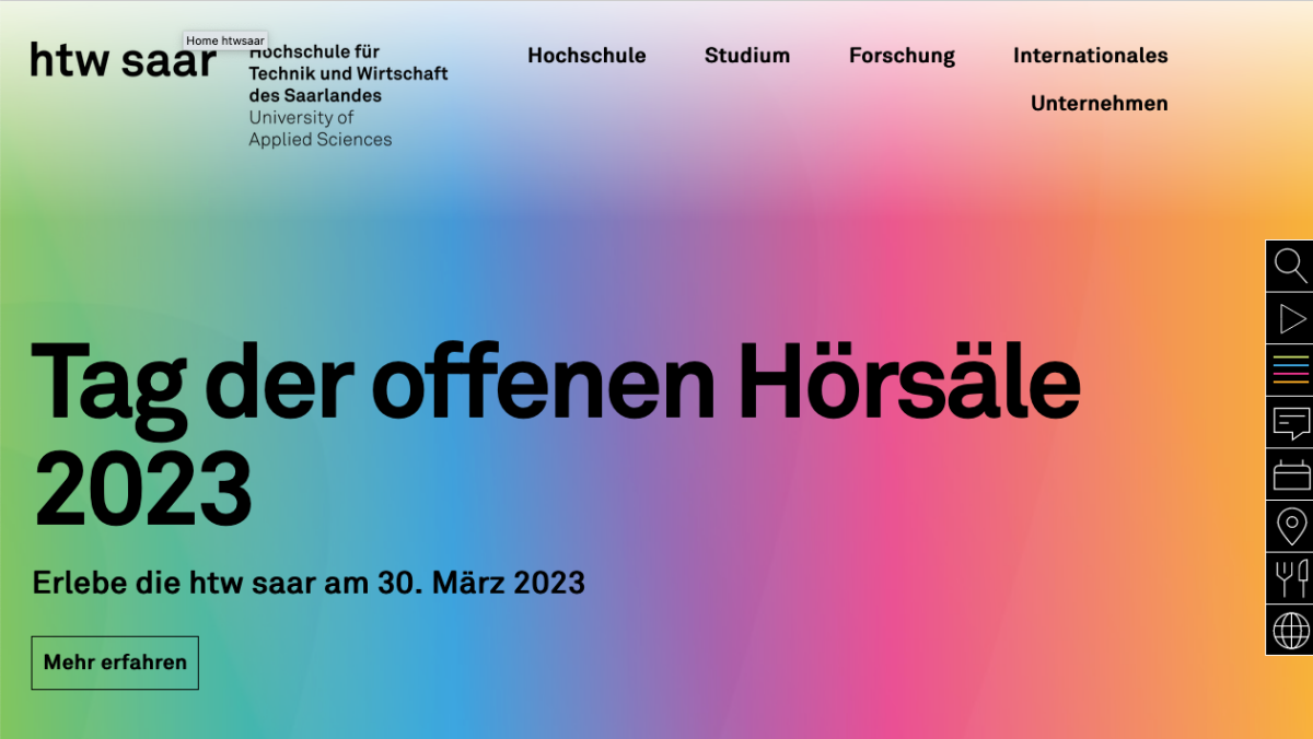 htw Saar, Hochschule, Texte für Universitäten